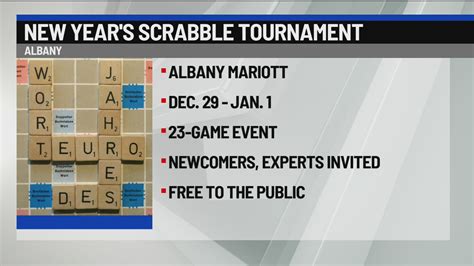 New Year’s Scrabble Tournament returns to Albany